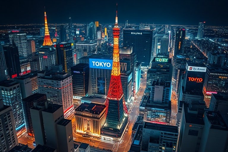 七猫视频-城市之光：东京夜景延时摄影