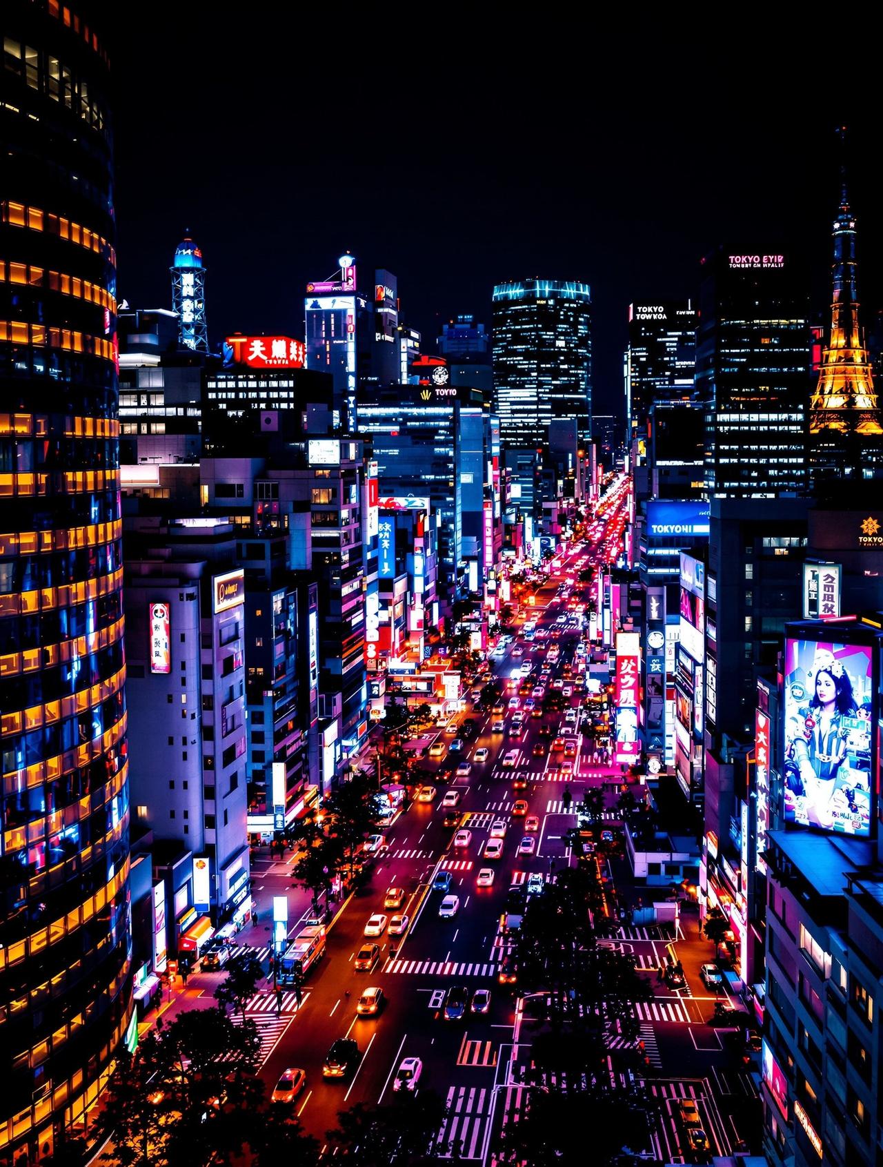 七猫视频-城市之光：东京夜景延时摄影
